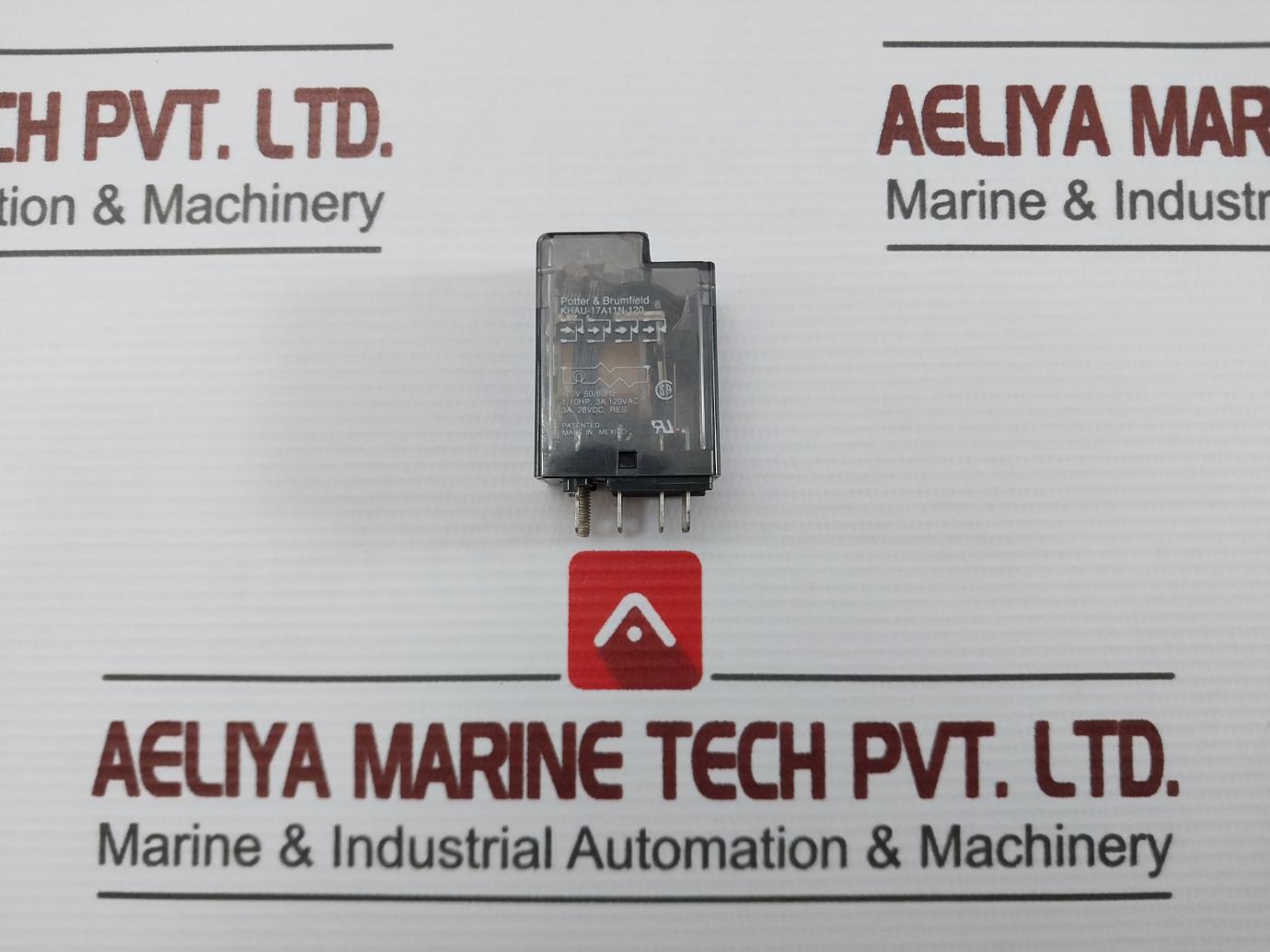 Potter & Brumfield Khau-17A11N-120 Power Relay 50/60Hz