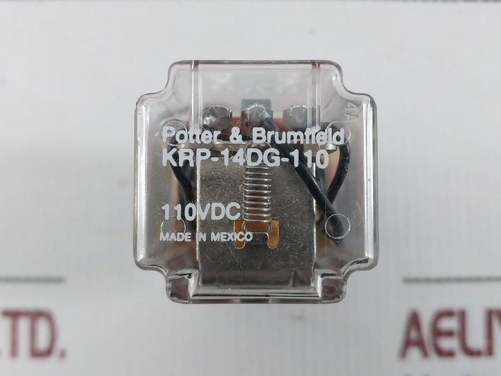 Potter & Brumfield Krp-14Dg-110 Relay 110Vdc