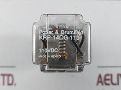 Potter & Brumfield Krp-14Dg-110 Relay 110Vdc