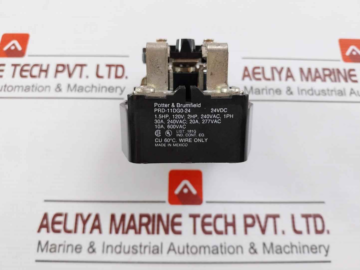 Potter & Brumfield Prd-11Dg0-24 General Purpose Power Relay 60˚C 24Vdc
