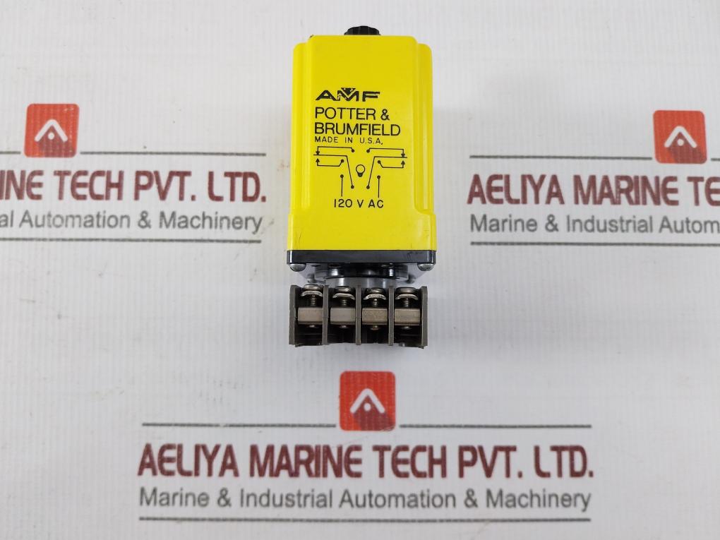 Potter & Brumfield Csj 38-71010 Ac Voltage Sensor Relay 120V Ac