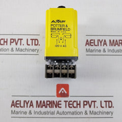 Potter & Brumfield Csj 38-71010 Ac Voltage Sensor Relay 120V Ac