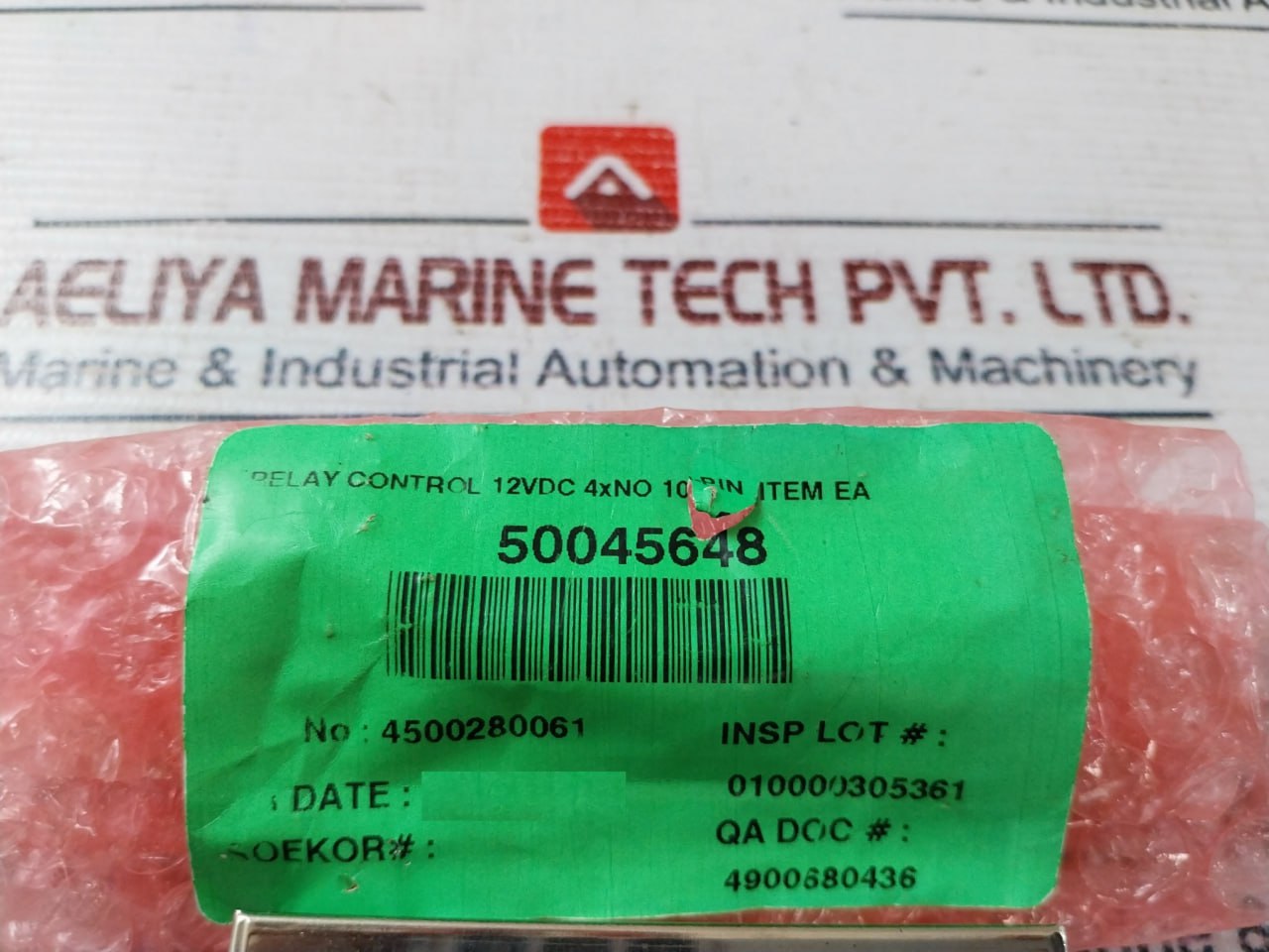 Potter & Brumfield Jr-1008 Control Relay 12Vdc 4Xno 10 Pin