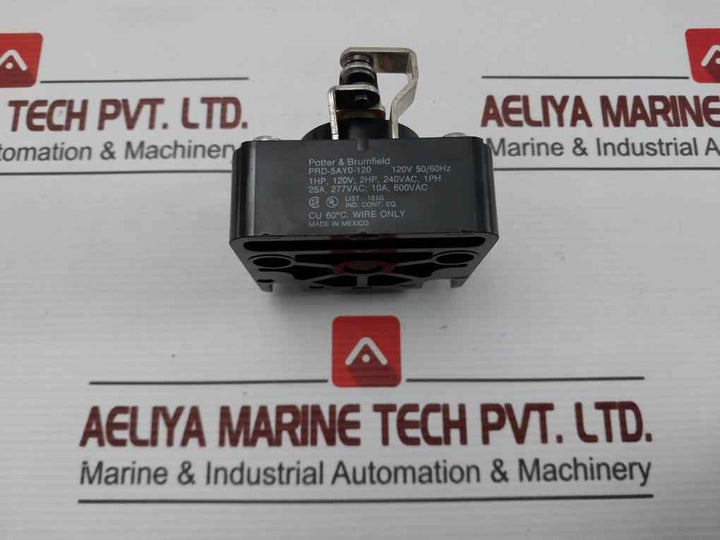 Potter & Brumfield Prd5Ay0-120V Power Relay 50/60Hz