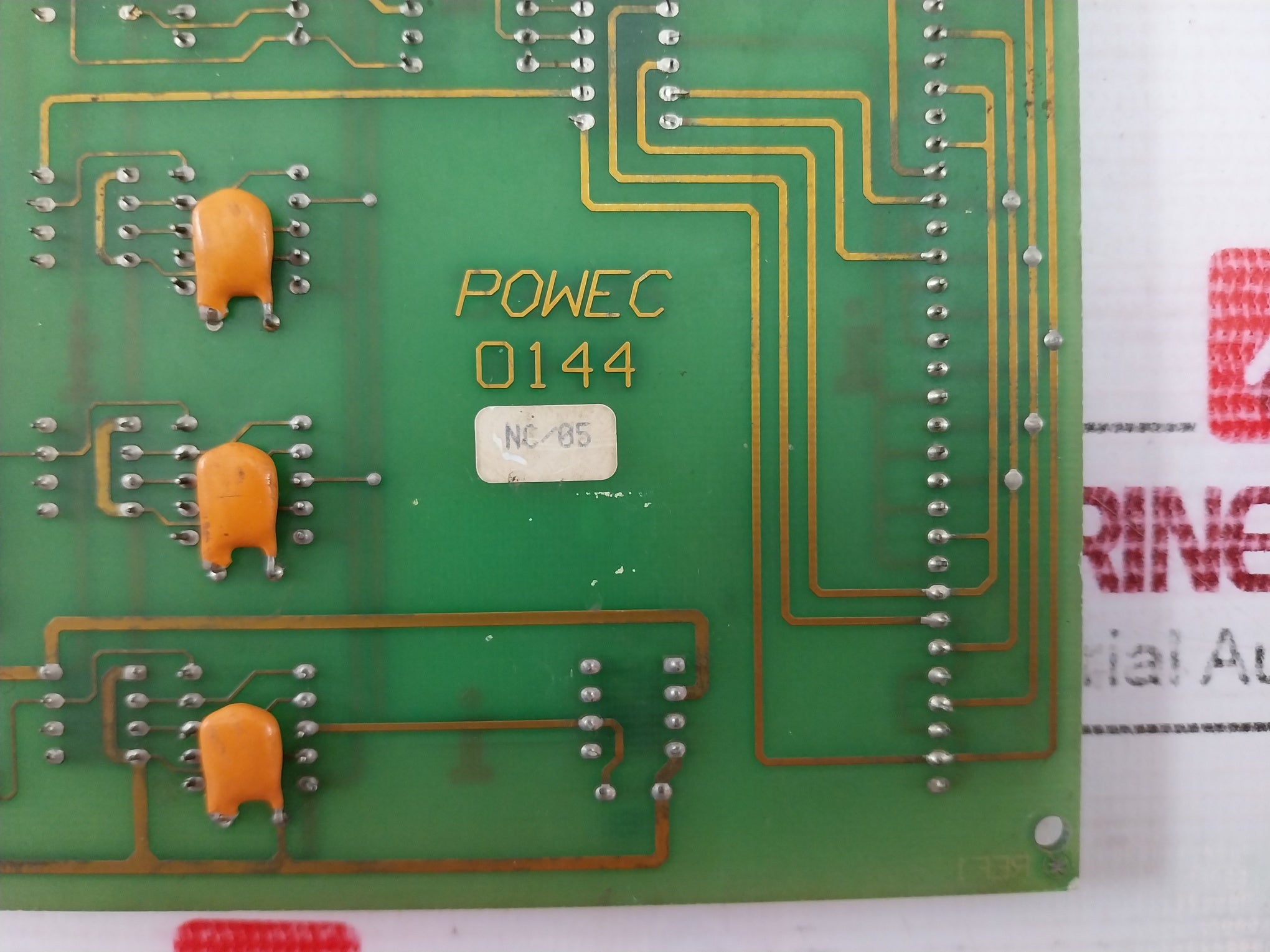 Powec 0144 Printed Circuit Board E 2595