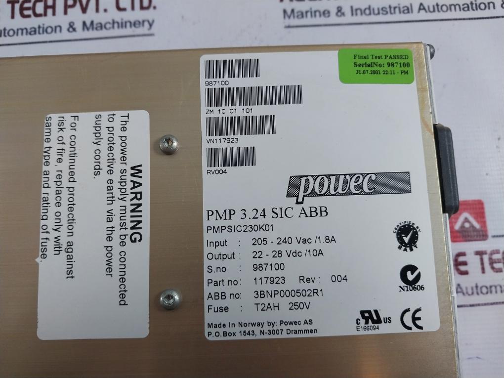 Powec Dsrf 3.24e Power Supply Module