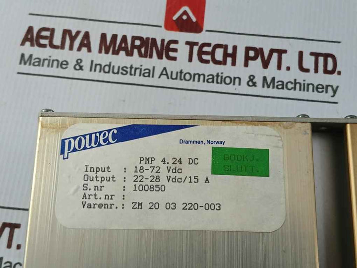 Powec Pcu 6.24 D Pcu600D Control Unit Display 24Vdc/1.3 Adc