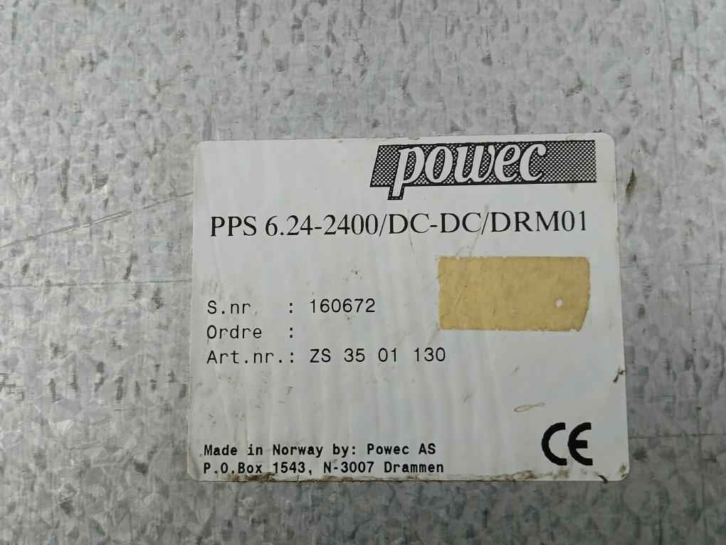 Powec Pcu 6.24 D Pcu600D Control Unit Display 24Vdc/1.3 Adc