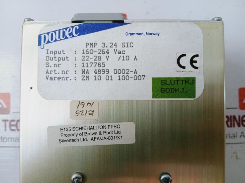 Powec Pmp 3.24 Sic Power Supply Unit 160-264 Vac