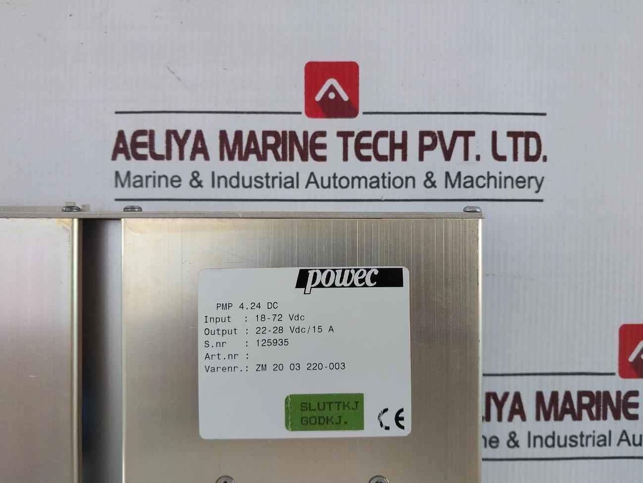 Powec Pps 6.24-2400/Dc-dc/Drm01 Power Supply Module Rectifier 18-72 Vdc