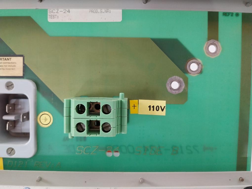 POWEC SCZ-24 7212-174.0000 Printed Circuit Board Rev A