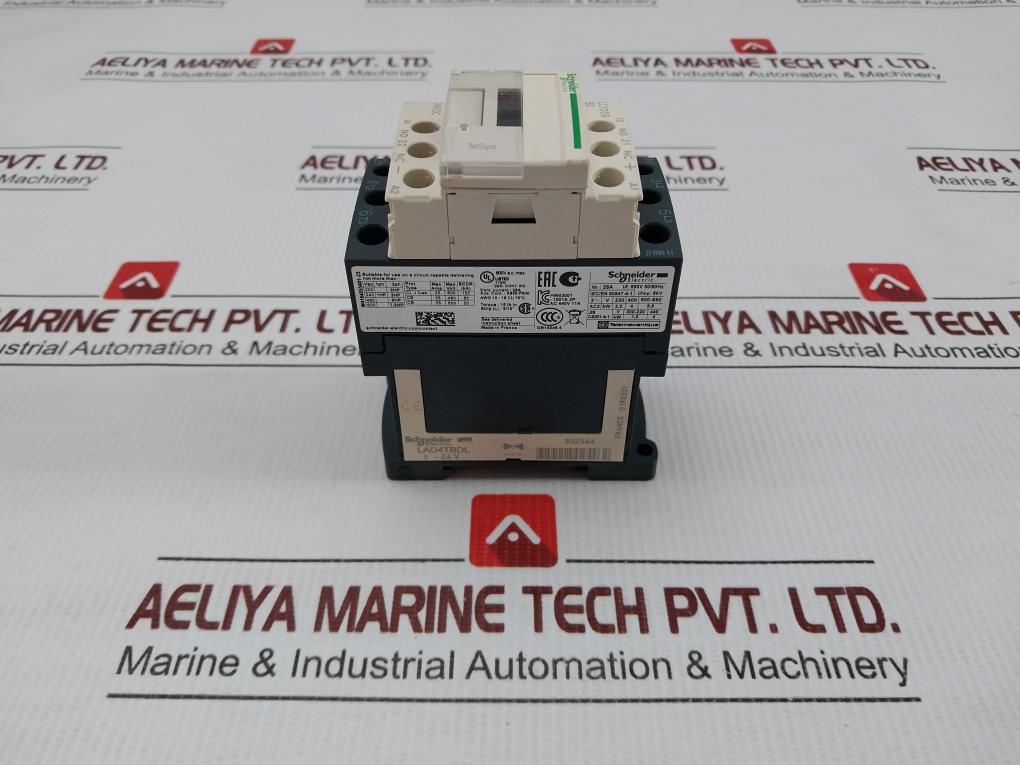 Power-Contactor-690V-50-60Hz-A600-p600-25A-Schneider-Electric-Lc1D09Bd-4