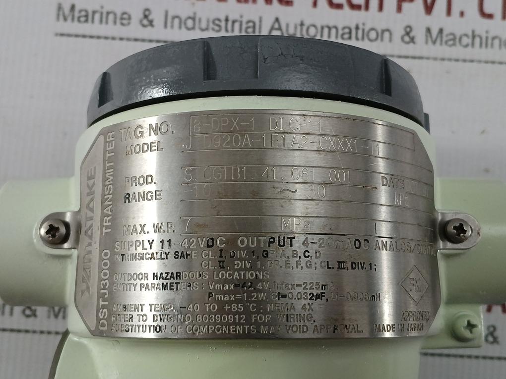 Power-Transmitter-11-42vdc-Dstj3000-By-Yamatake-Honeywell-Jtd920a-1e1a2-Cxxx1-T1-9
