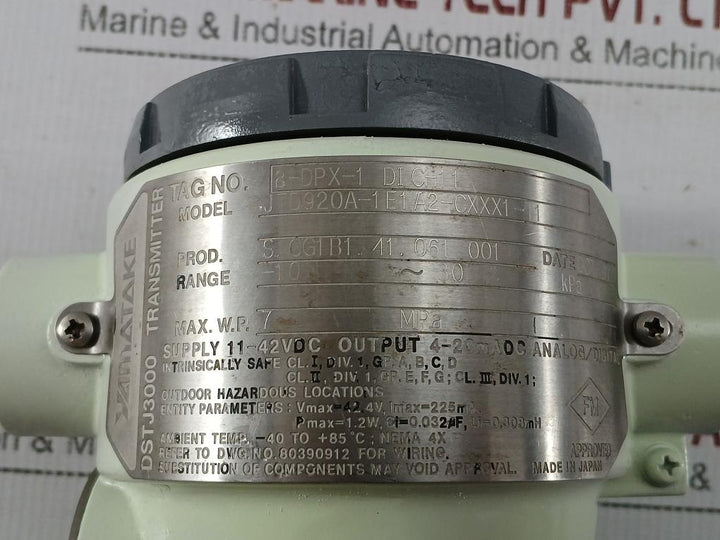 Power-Transmitter-11-42vdc-Dstj3000-By-Yamatake-Honeywell-Jtd920a-1e1a2-Cxxx1-T1-9