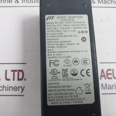 Power-tek Sw60-12005000-w Ac/Dc Adapter Power Supply 100–240V 50/60Hz 1.5A