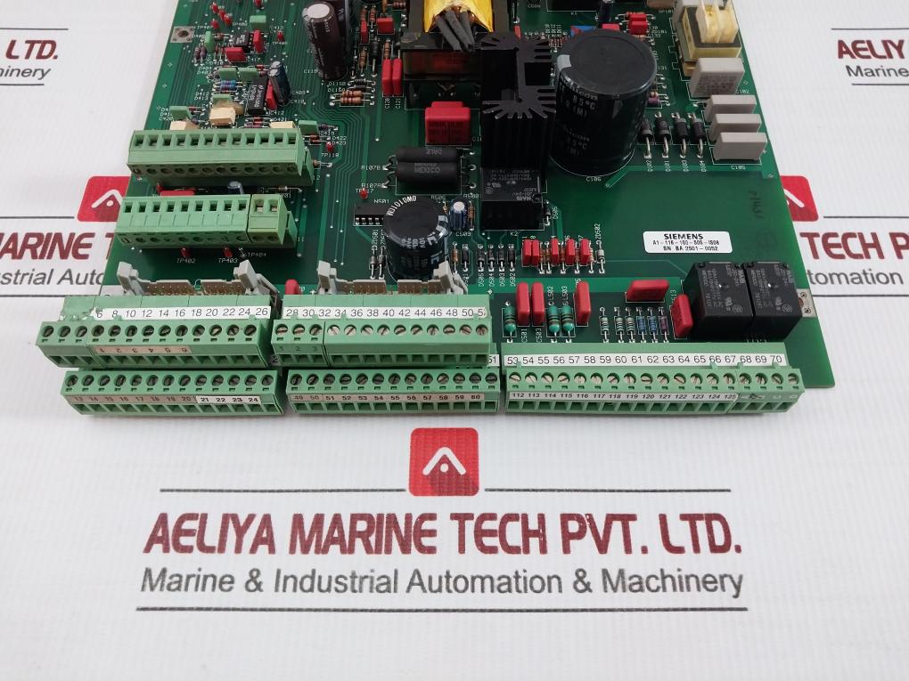 Power And Interface Board A1-116-100-505-is08 Siemens