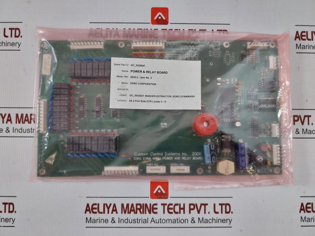 Power And Relay Board Ko3000 Custom Control Systems
