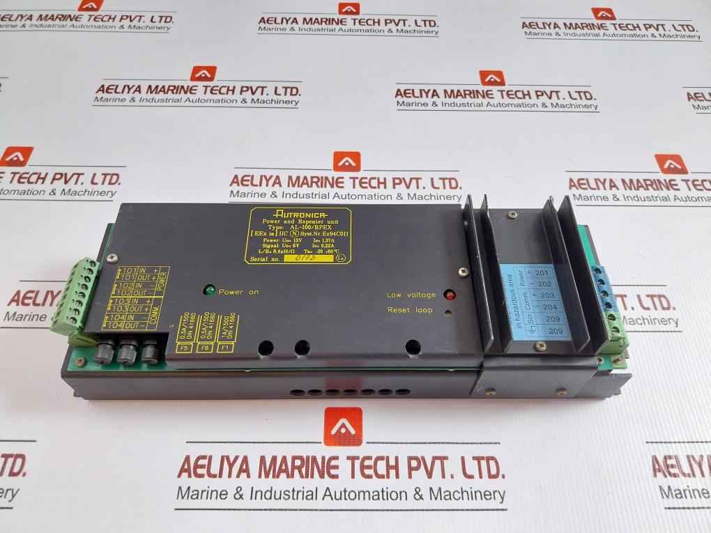Power And Repeater Unit 13V -20 To +60℃ Autronica Al-100/Rpex