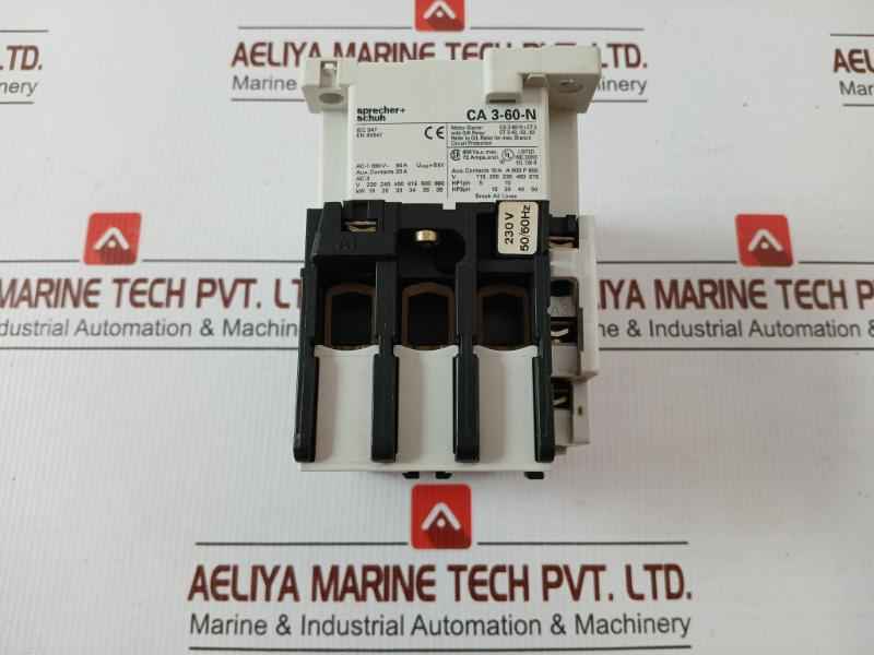 Power Contactor Ca3-60-n-11 Sprecher+Schuh 230V 50/60Hz