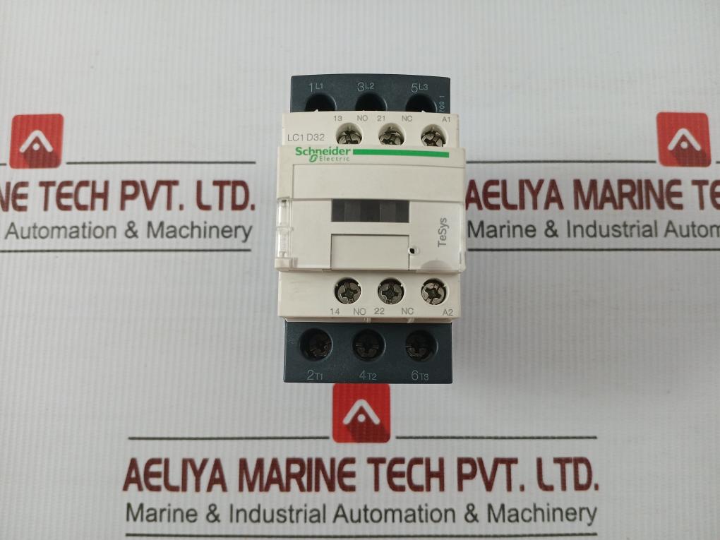 Power Contactor Lc1 D32 Schneider Electric 220V 50/60Hz