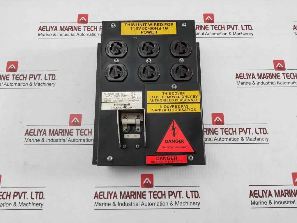Power Entry Console 51400808-100 Honeywell 120Vac 60Hz 15A