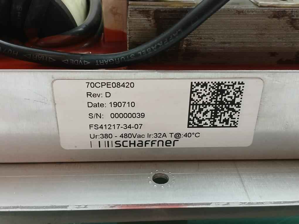 Power Inductor 70Cpe08420 380–480Vac Schaffner