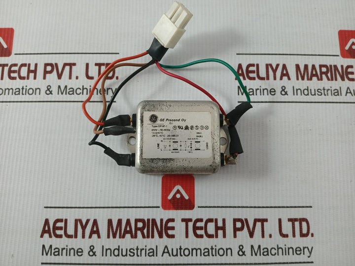 Power Line Filter Dfhf-1 Ge Procond 250V 50-60Hz