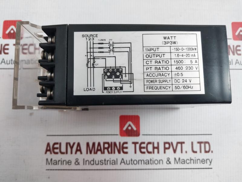 Power Line Transducer 2465 Watt (3P3W) Yokogawa Output: 1.6-4-20 Ma 50/60Hz