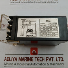 Power Line Transducer Input:-150-0-1000 Kw 50/60Hz Yokogawa 2465 Watt (3P3W) Dc 24 V