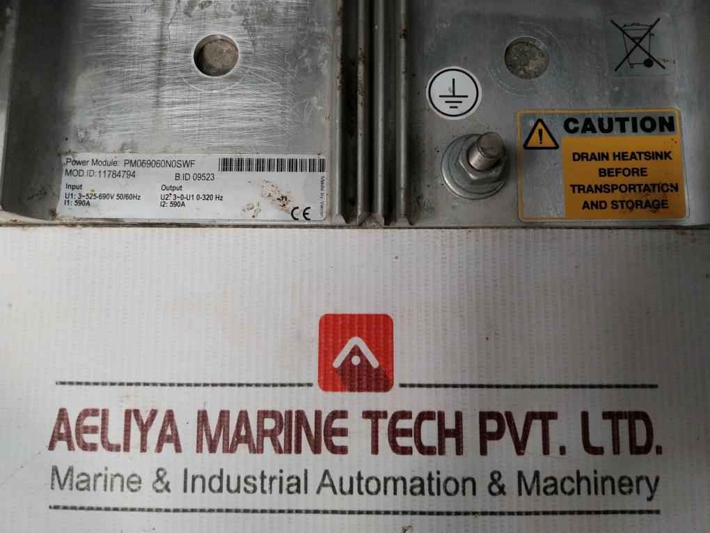 Power Module Drive Input With 525-690V 50/60Hz Pm059060N0Swf Vacon