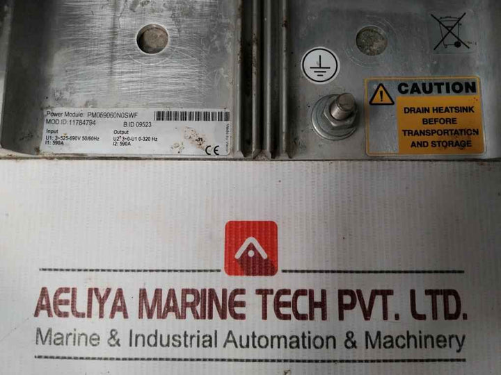 Power Module Drive Input With 525-690V 50/60Hz Pm059060N0Swf Vacon