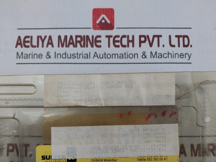 Power Monitor Epm Module 112.045.977.200 Sulzer