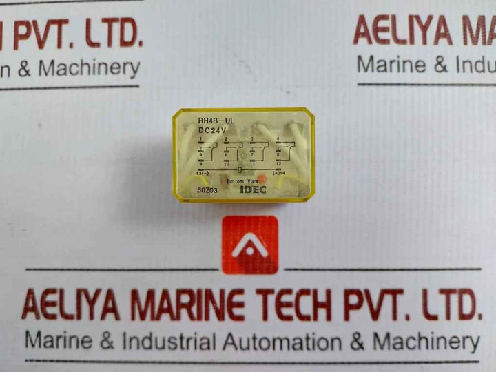 Power Relay Plug 24V Dc Part No Rh4B-ul Idec