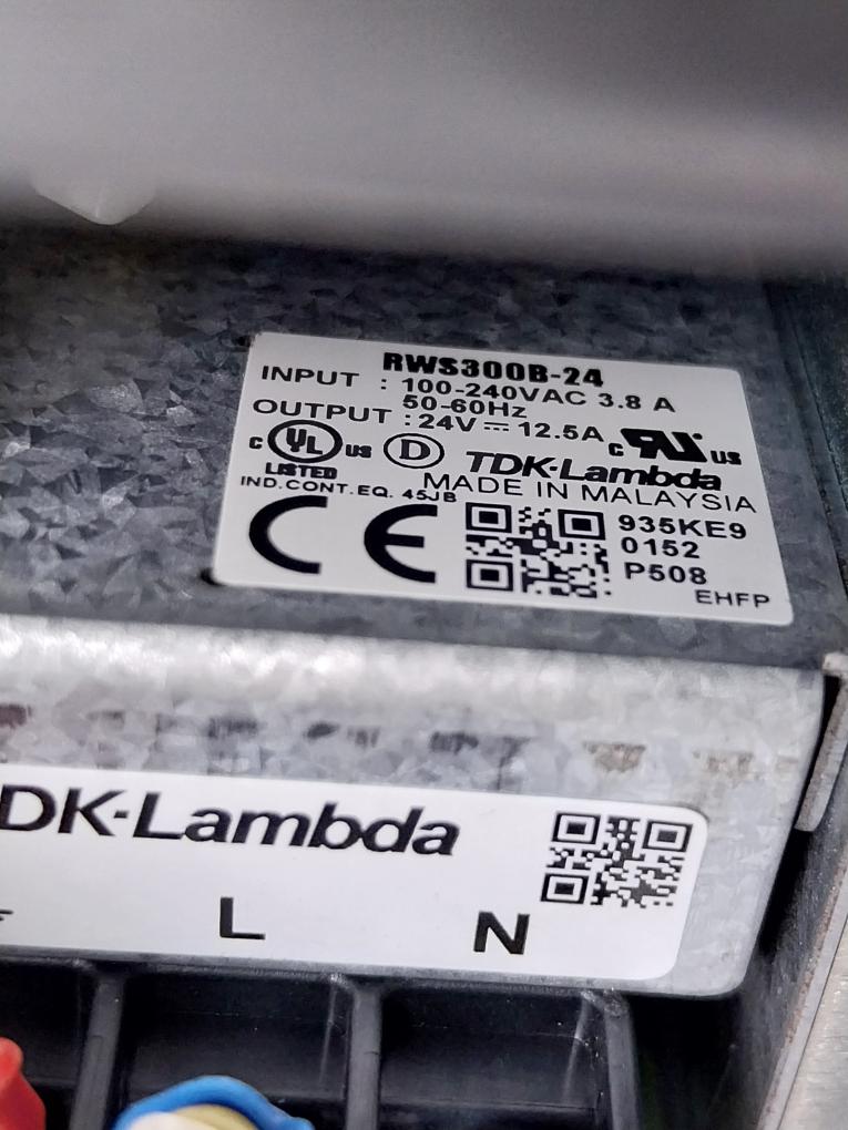 Power Source Unit 1608Vl-04W-b60 Nabco Input 100-240Vac 3.8A