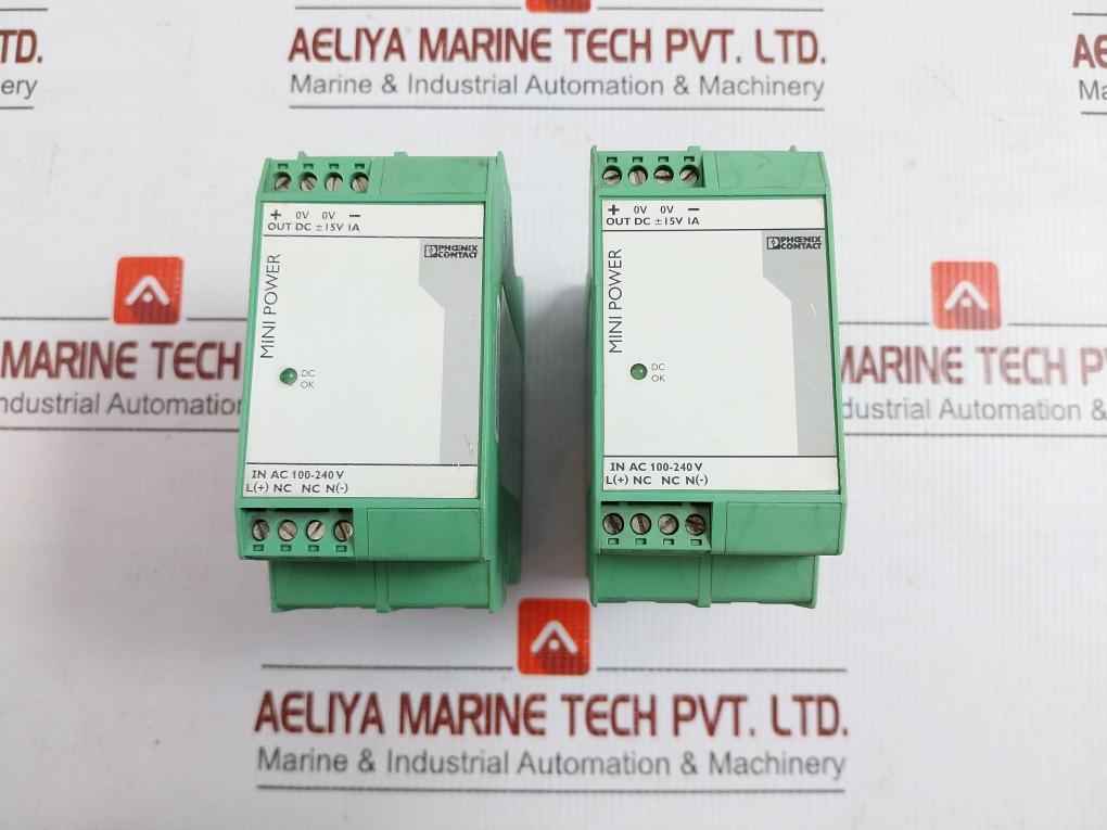 Power Supply Class 2 Mini-ps-100-240Ac/2X15Dc/1 Phoenix Contact