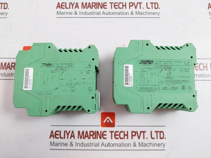 Power Supply Class 2 Mini-ps-100-240Ac/2X15Dc/1 Phoenix Contact