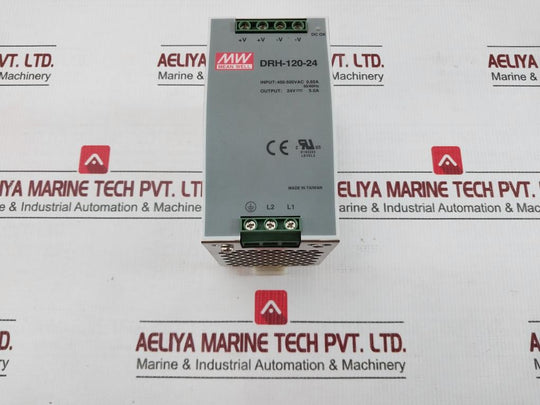 Power Supply Drh-120-24 Mean Well Input-400-500Vac,0.65A,50/60Hz