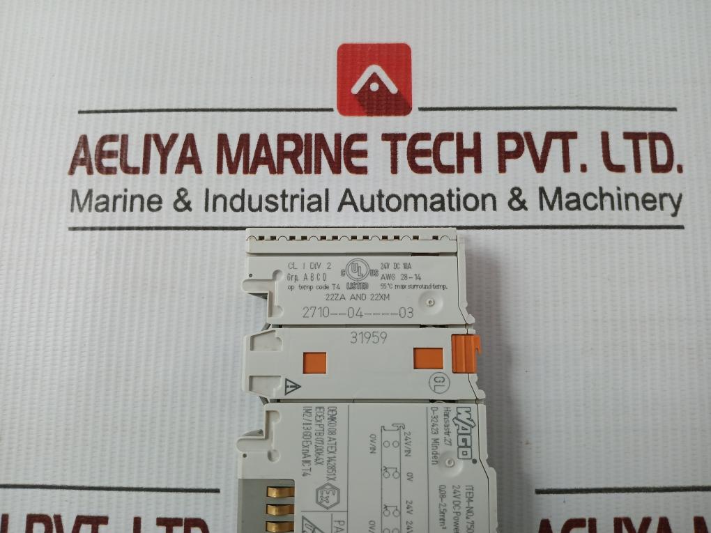 Power Supply Filter 750-626 Wago 24V Dc