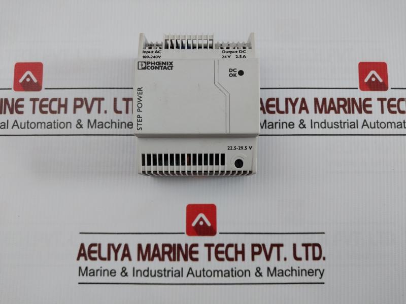 Power Supply Input- Ac 100-240V Phoenix Contact Step-ps/1Ac/24Dc/2.5