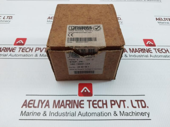 Power Supply Input- Ac 100-240V Phoenix Contact Step-ps/1Ac/24Dc/2.5