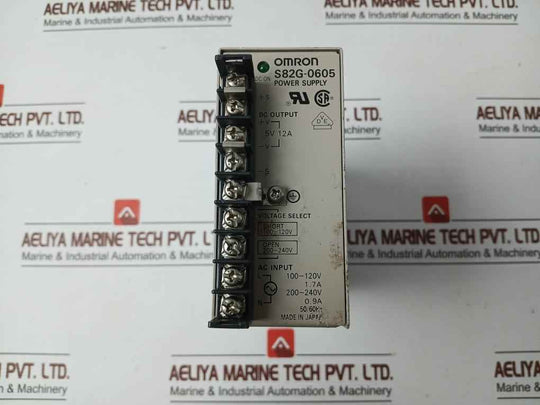 Power Supply Part No: S82G-0605 Omron 50/60Hz