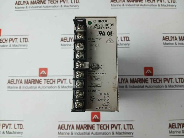 Power Supply Part No: S82G-0605 Omron 50/60Hz