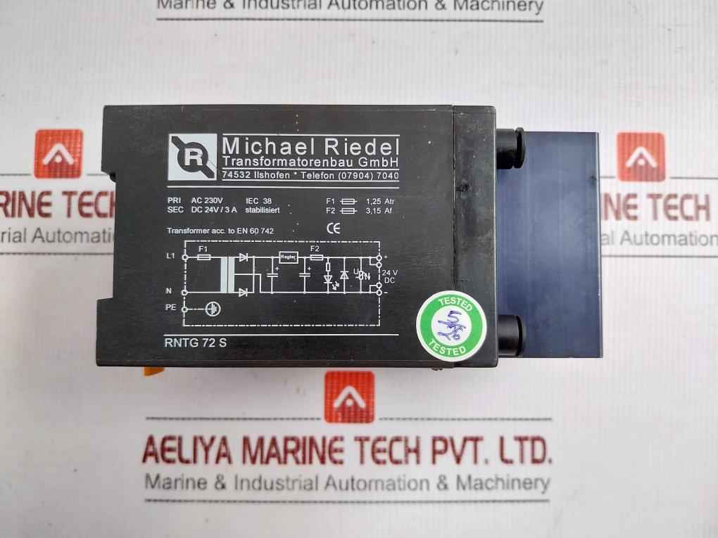 Power Supply Transformer Ac 230V Michael Riedel Rntg 72 S