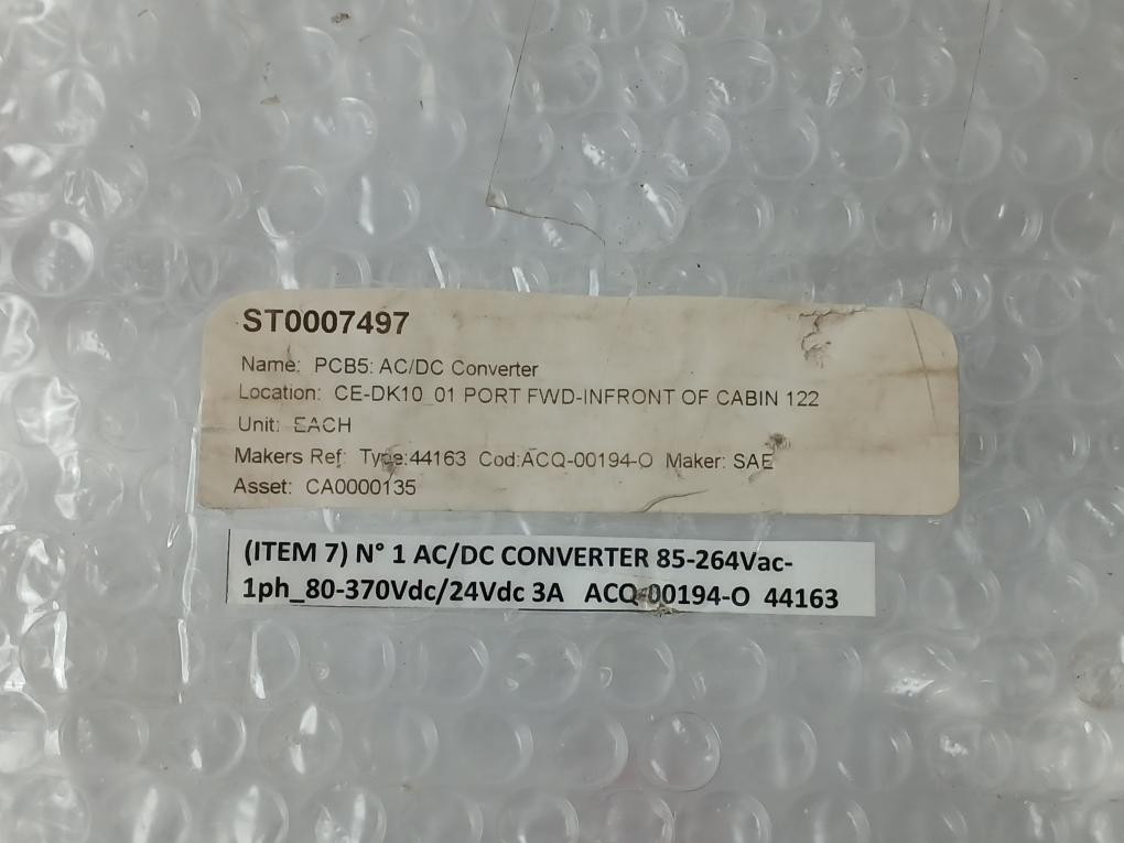 Power Supply Unit 44163 Sae