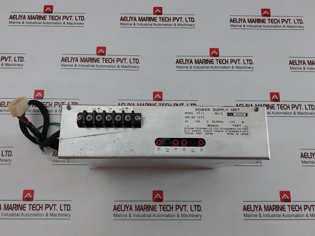 Power Supply Unit Pt 11 Ikegami Tsushinki Ac100V 50/60Hz