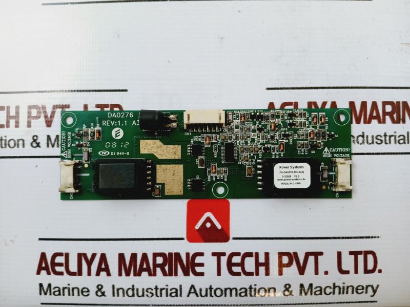 Power Systems Da0276 Inverter Power Unit Ps-da0276-181-b(S) Rev 1.1 A3, 94V-0