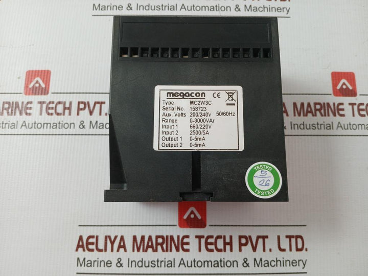 Power Transducer 200/240V 50/60Hz Megacon Mc2W3C