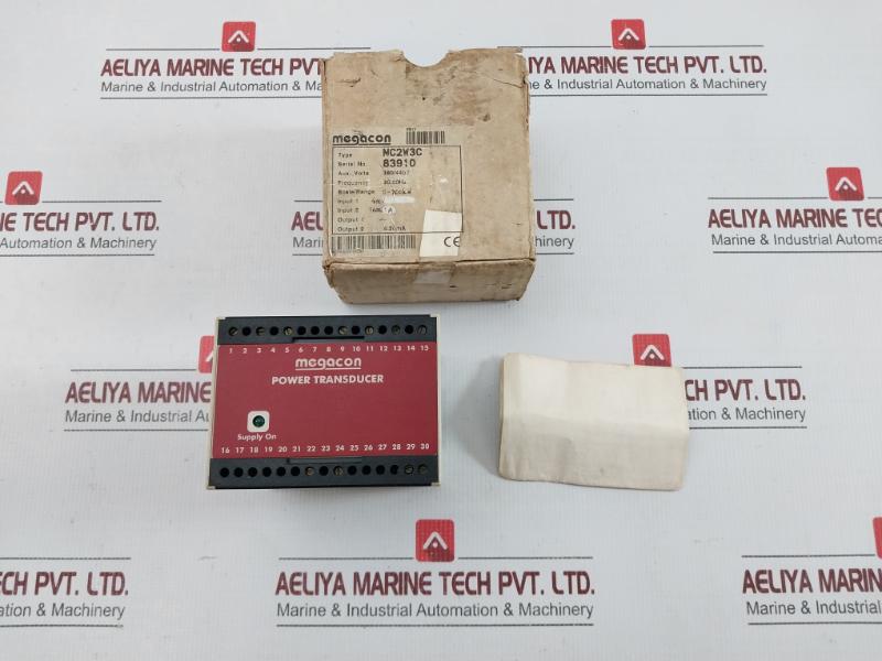Power Transducer 380/440V 50/60Hz Megacon Mc2W3C