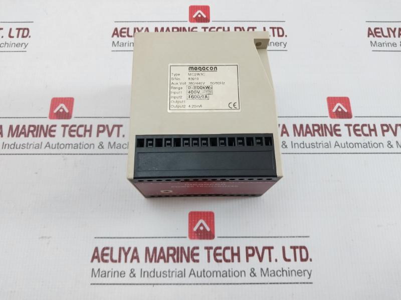 Power Transducer 380/440V 50/60Hz Megacon Mc2W3C