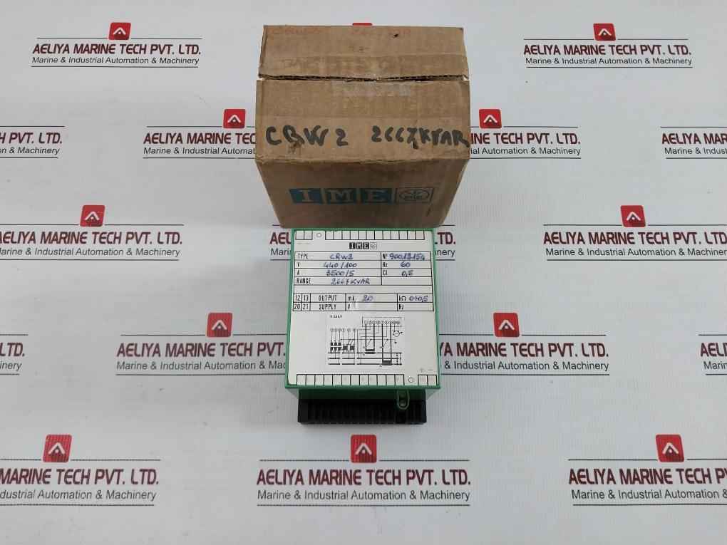 Power Transducer Alarm Relay Ime Crw2  2667 Kvar 20Ma